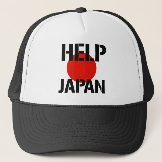 Help Japan - Trucker Pet (Voorkant)