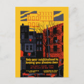 Help je groep briefkaart (Voorkant)