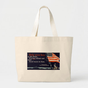 Help je jongen grote tote bag