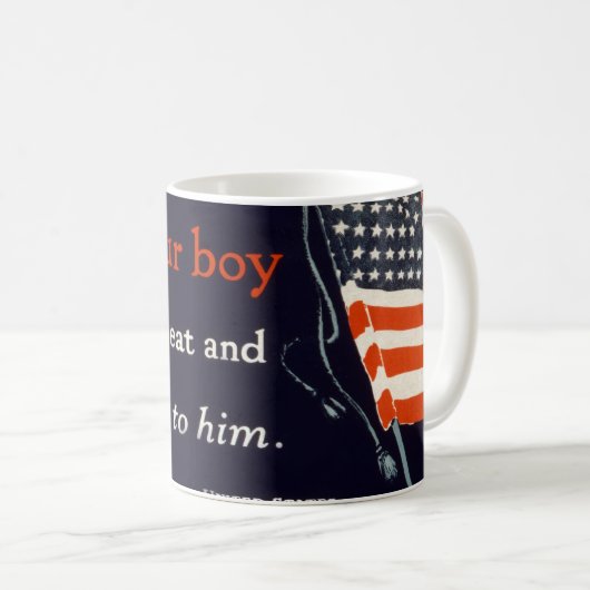 Help je jongen koffiemok (Voorkant rechts)