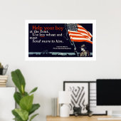 Help je jongen poster (Thuiskantoor)