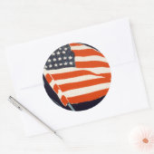 Help je jongen ronde sticker (Envelop)