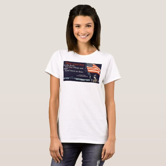 Help je jongen t-shirt (Voorkant volledig)