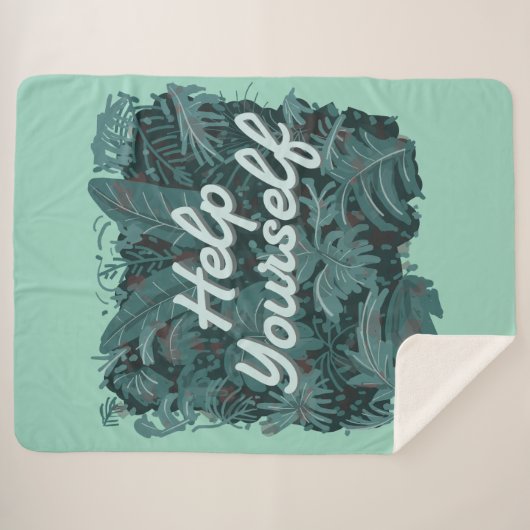 Help jezelf sherpa deken (Voorkant (horizontaal))