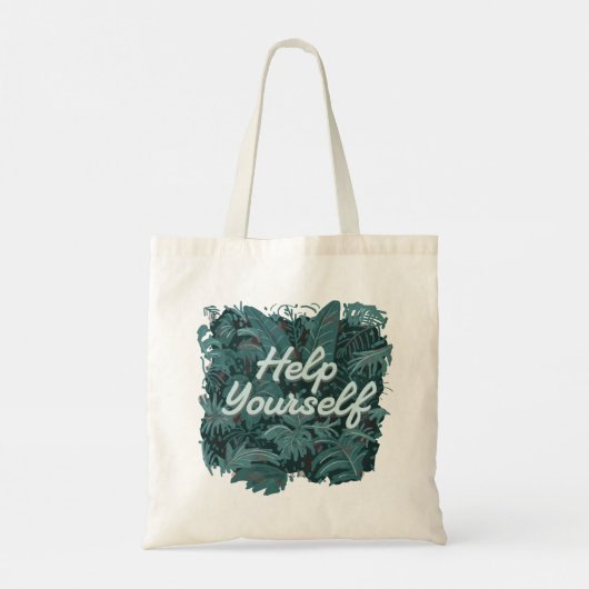 Help jezelf tote bag (Achterkant)