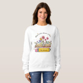 Help Little Mind Grow Teacher Mom Gift Trui (Voorkant volledig)