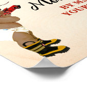 Help mam om jezelf geadresseerde te maken Baby aa Poster (Hoek)