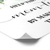 Help mam om jezelf te richten — Greenery Shower Poster (Hoek)