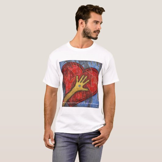 HELP Mannen T-Shirt (Voorkant volledig)