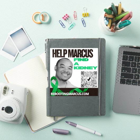 Help Marcus Auto Sticker (iPad Cover)