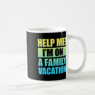 Help me dat ik op een familievakantie 3 zit koffiemok