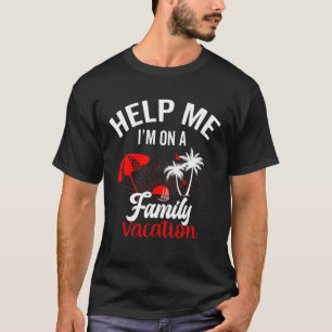 Help me dat ik op een zonsondergang in de familie t-shirt
