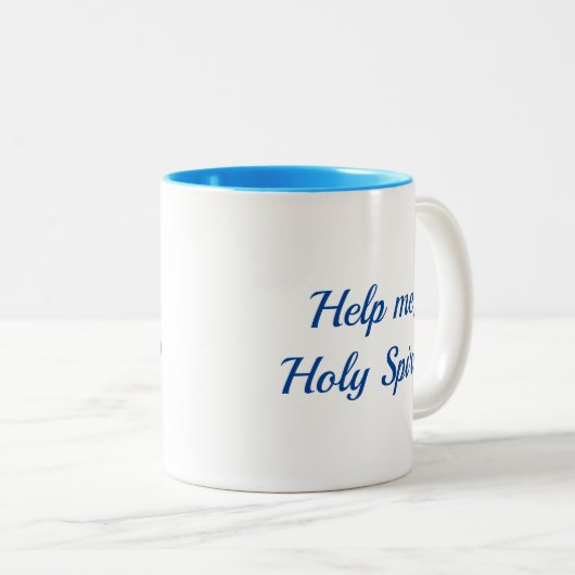 Help me de Heilige Geest mok (Voorkant rechts)