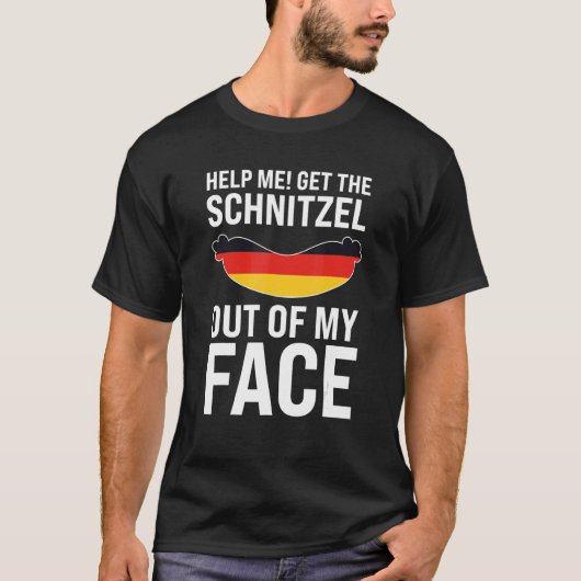 help me get the schnitzel German Festival Beer T-shirt (Voorkant)