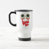 Help Me Halloween Leraar Zombie Ogen Reisbeker (Links)