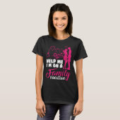 Help me i am on a Family Vacation Cool Vacation Lo T-shirt (Voorkant volledig)
