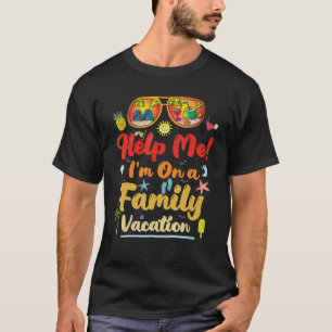 Help me Ik ben op een familie vakantie zomer stran T-shirt