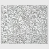 Help me, ik kan niet stoppen met het doedelen van  cadeaupapier (Vlak)