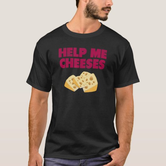 HELP ME KEESS schattige domme T-shirt (Voorkant)