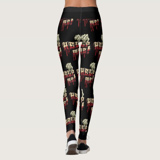 Help me met Zombie Hand Leggings (Achterkant)