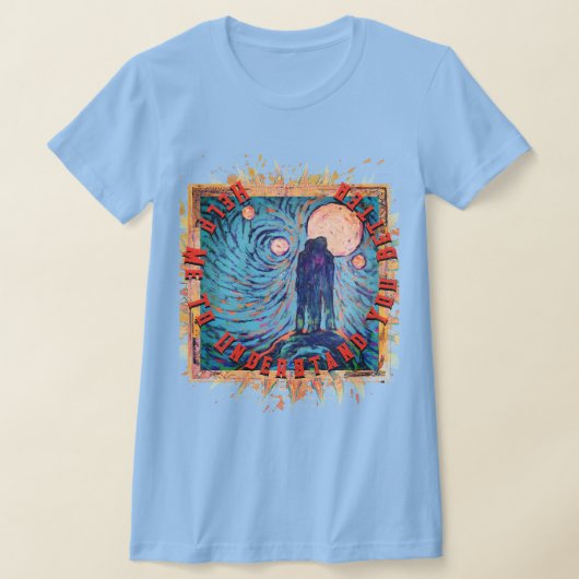 Help me om je beter te begrijpen, mystieke T-shirt (Laagn)