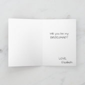 Help Me om mijn S bij elkaar te houden Funny Bride Kaart (Binnen)