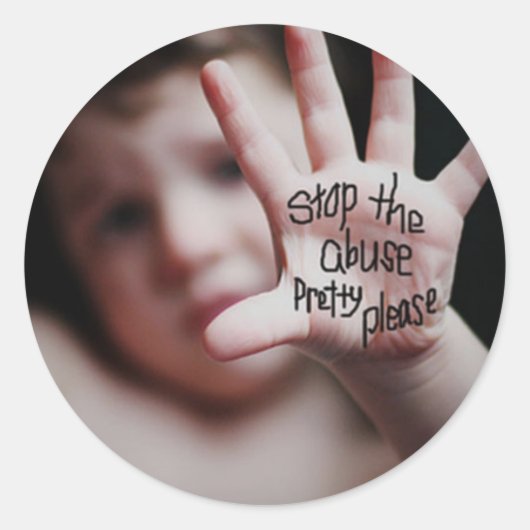 help me ronde sticker (Voorkant)