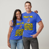 Help me Stack Overflow grappige devovooprogrammeur T-shirt (Unisex)
