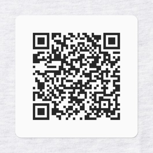 Help Me Vind Mijn Weg Naar Huis Aangepaste QR-code Labels (Design 2)