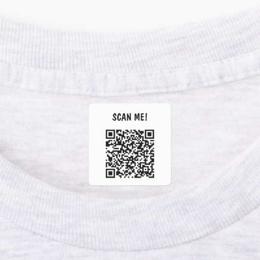 Help Me Vind Mijn Weg Naar Huis Aangepaste QR-code Labels (Aangebracht)
