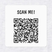 Help Me Vind Mijn Weg Naar Huis Aangepaste QR-code Labels (Design 1)