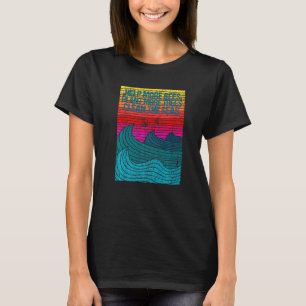 Help meer Bijen Planten Meer Bomen Schone Zeeen Re T-shirt