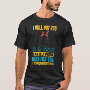 Help mensen om je te zoeken. vaars t-shirt