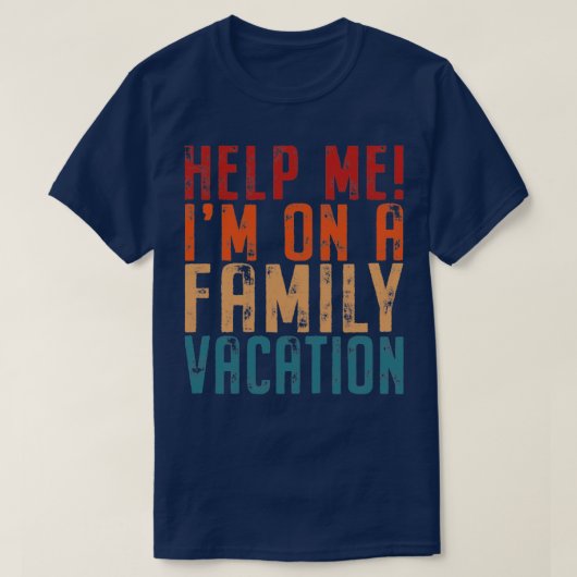 Help mij bij een familierestuin met een reiswieg v t-shirt (Design voorkant)