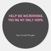 Help mij bij Microbiome Sticker (Voorkant)