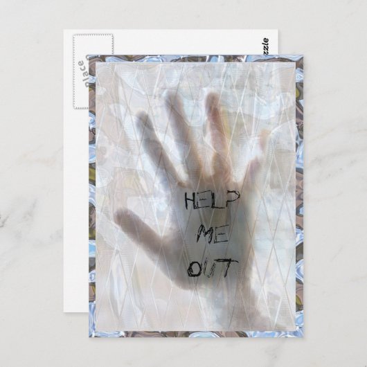 Help mij  Briefkaart uit (Voorkant / Achterkant)