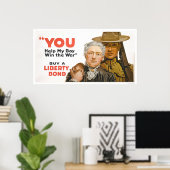 Help mijn jongen winnen van de oorlog - Koop een B Poster (Thuiskantoor)