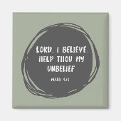 Help mijn ongeloof bijbel vers magneet (Voorkant)