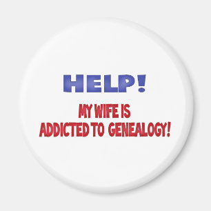 Help! Mijn vrouw is veroordeeld voor genealogie Magneet