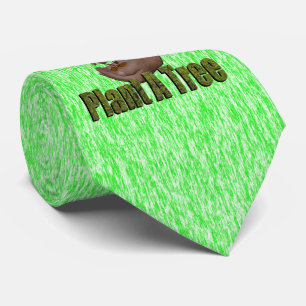 Help Moeder Natuur, Plant A Boom, Stropdas