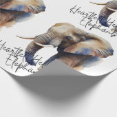 Help olifanten wild te houden cadeaupapier (Hoek)