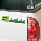 Help om Philadelphia Green te maken Bumpersticker (Op Truck)