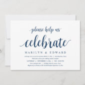 Help ons alsjeblieft om te vieren, Post Wedding El Kaart (Voorkant)