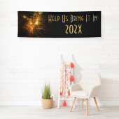 Help Ons Breng het in Nieuwjaar Spandoek (Insitu)