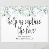 Help ons de liefde te vangen - Eucalyptus Wedding (Voorkant)