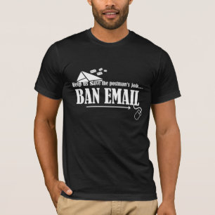 Help ons de taak van de postbode te redden... Verb T-shirt