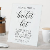 Help ons een emmer-lijst maken reclamebord met voetstuk (Insitu)