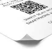 Help ons het liefdesteken vast te leggen, minimali poster (Hoek)