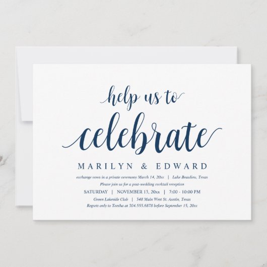 Help ons om onze moderne post-huwelijksvlucht te v kaart (Voorkant)