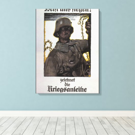 Help ons te winnen! (1917)_Propaganda Poster Canvas Afdruk (Insitu (Houten vloer))